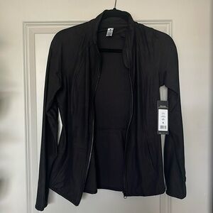 Yogalicious Luxe black sport jacket, size S, excellent condition.